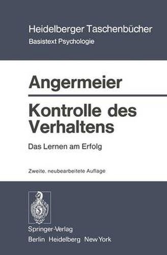 Cover image for Kontrolle des Verhaltens
