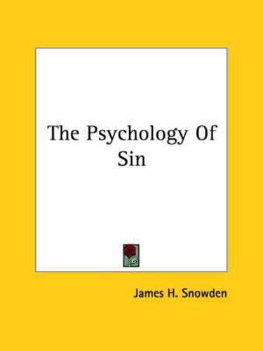 Cover image for The Psychology of Sin