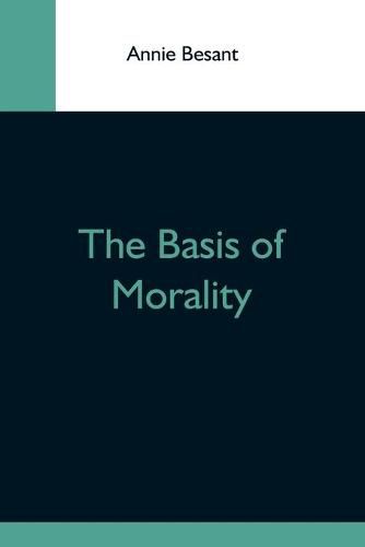 Cover image for The Basis Of Morality