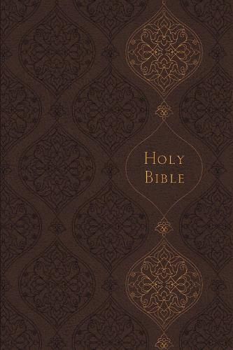 Cover image for KJV, Journal the Word Bible, Leathersoft, Brown, Red Letter, Comfort Print: Reflect, Journal, or Create Art Next to Your Favorite Verses