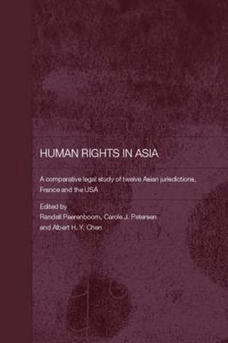 Cover image for Human Rights in Asia: A Comparative Legal Study of Twelve Asian Jurisdictions, France and the USA