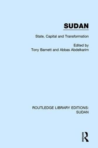 Cover image for Sudan: State, Capital and Transformation