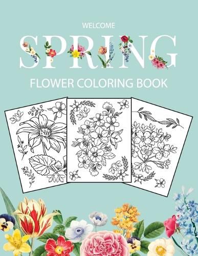 Cover image for Flower Coloring Book