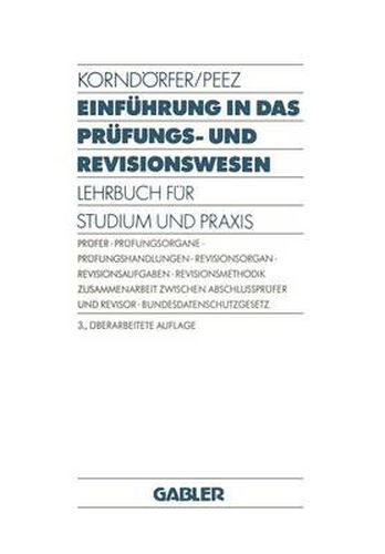 Cover image for Einfuhrung in Das Prufungs- Und Revisionswesen: Lehrbuch Fur Studium Und Praxis