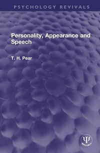 Cover image for Personality, Appearance and Speech