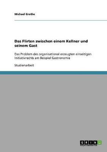 Cover image for Das Flirten Zwischen Einem Kellner Und Seinem Gast