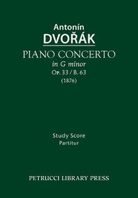 Cover image for Piano Concerto, Op.33 / B.63: Study score