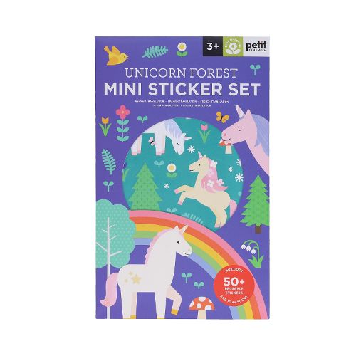 Cover image for Mini Sticker Set: Unicorn Forest