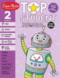 Cover image for Top Student, Grade 2 Workbook