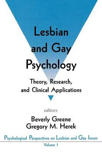 Cover image for Lesbian and Gay Psychology: Theory, Research, and Clinical Applications