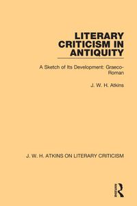 Cover image for Literary Criticism in Antiquity