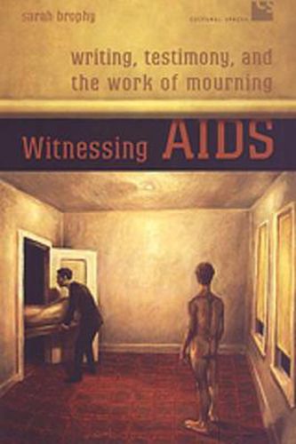 Cover image for Witnessing AIDS: Writing, Testimony, and the Work of Mourning