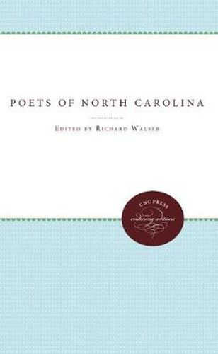 Cover image for Poets of North Carolina