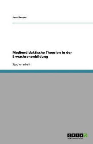 Cover image for Mediendidaktische Theorien in der Erwachsenenbildung