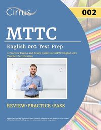 Cover image for MTTC English 002 Test Prep