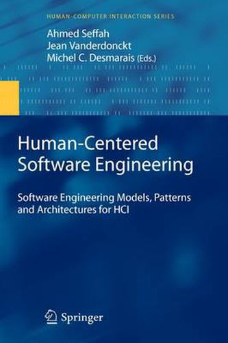 Cover image for Human-Centered Software Engineering: Software Engineering Models, Patterns and Architectures for HCI
