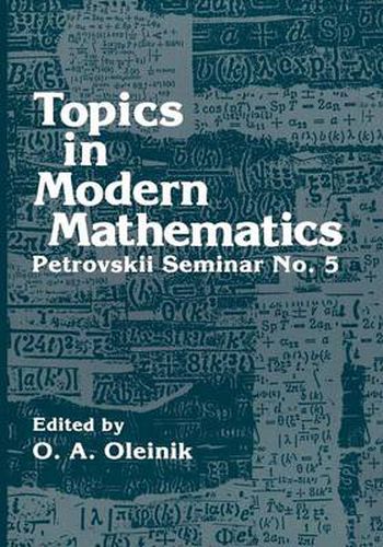 Cover image for Topics in Modern Mathematics: Petrovskii Seminar