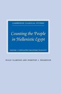 Cover image for Counting the People in Hellenistic Egypt: Volume 1, Population Registers (P. Count)