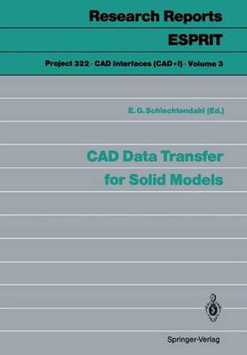 Cover image for CAD Data Transfer for Solid Models