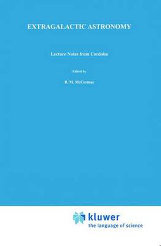 Cover image for Extragalactic Astronomy: Lecture notes from Cordoba