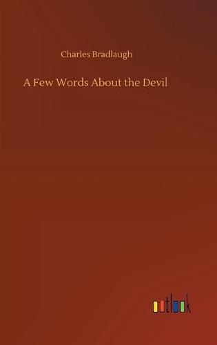 Cover image for A Few Words About the Devil