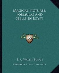 Cover image for Magical Pictures, Formulas and Spells in Egypt