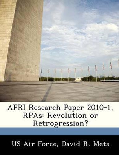 Cover image for Afri Research Paper 2010-1, Rpas