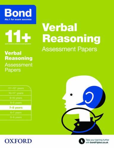 Cover image for Bond 11+: Verbal Reasoning: Assessment Papers: 7-8 years