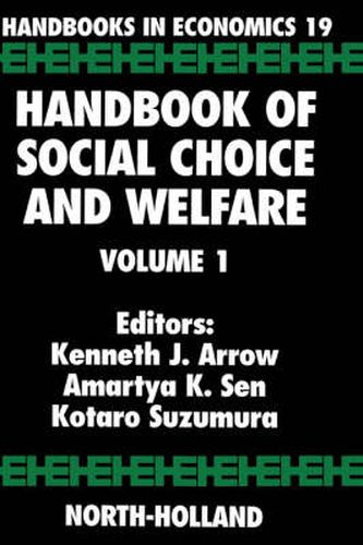 Handbook of Social Choice and Welfare