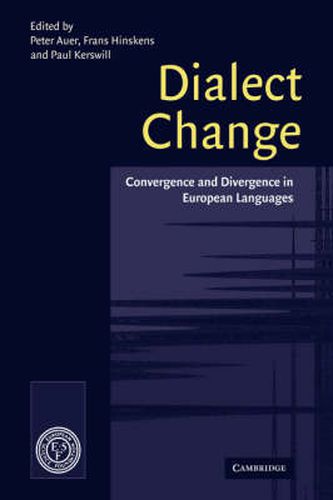 Cover image for Dialect Change: Convergence and Divergence in European Languages