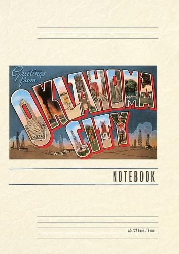 Cover image for Vintage Lined Notebook Greetings from Oklahoma City