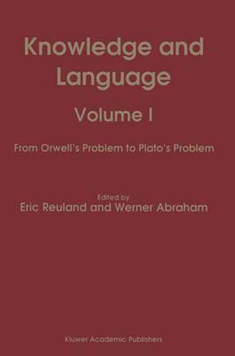 Cover image for Knowledge and Language: From Orwell's Problem to Plato's Problem