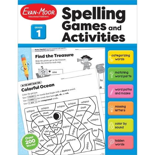 Cover image for Spelling Games and Activities, Grade 1