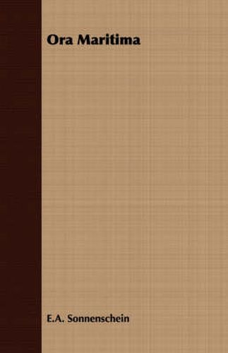 Cover image for Ora Maritima