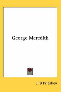Cover image for George Meredith