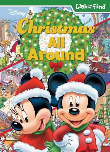 Cover image for Disney: Christmas All Around Look and Find