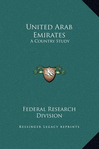 Cover image for United Arab Emirates: A Country Study