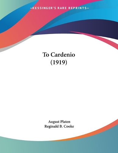 To Cardenio (1919)