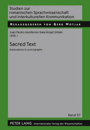 Cover image for Sacred Text: Explorations in Lexicography