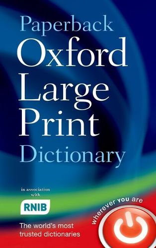 Cover image for Paperback Oxford Large Print Dictionary