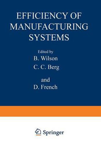 Cover image for Efficiency of Manufacturing Systems