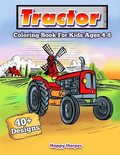 Cover image for Tractor Coloring Book