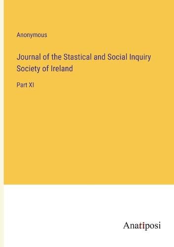 Cover image for Journal of the Stastical and Social Inquiry Society of Ireland