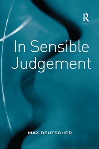 Cover image for In Sensible Judgement