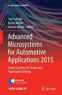 Cover image for Advanced Microsystems for Automotive Applications 2015: Smart Systems for Green and Automated Driving