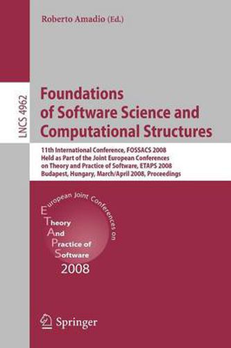 Cover image for Foundations of Software Science and Computational Structures