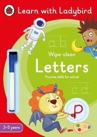 Cover image for Letters: A Learn with Ladybird Wipe-Clean Activity Book 3-5 years: Ideal for home learning (EYFS)
