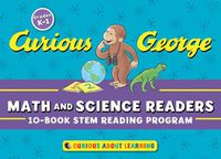 Cover image for Curious George Math & Science Readers: 10-Book STEM Reading Program