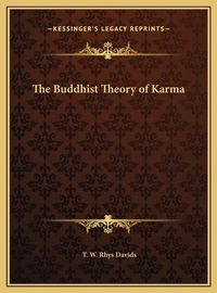 Cover image for The Buddhist Theory of Karma