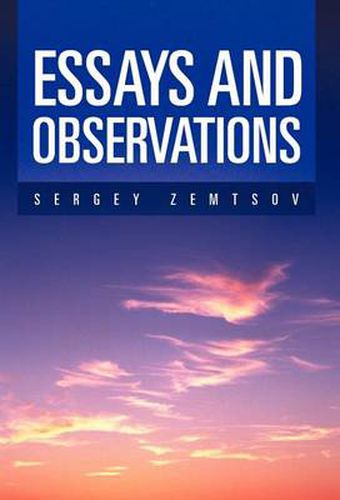 Cover image for Essays and Observations